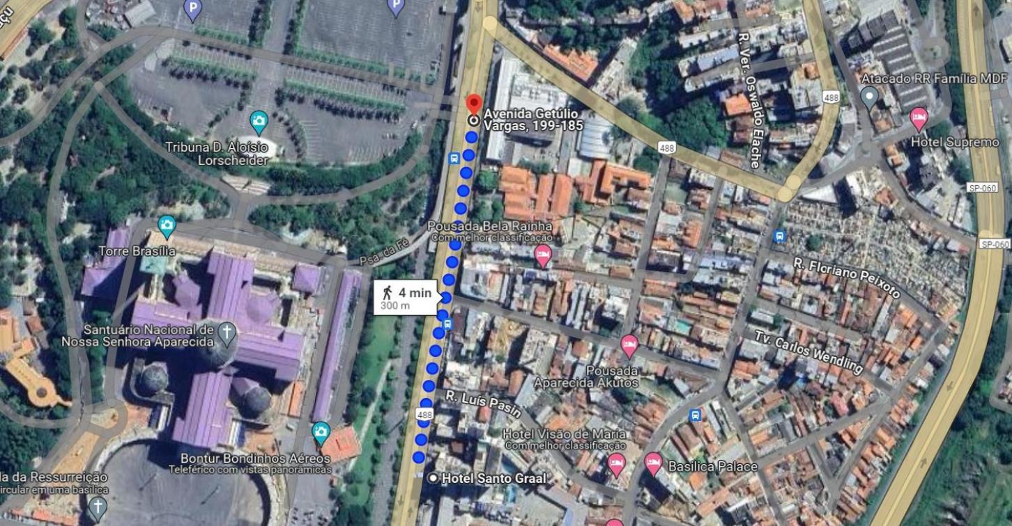 Hotel Santo Graal Aparecida  Eksteriør bilde